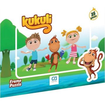 CA Games +3 Yaş Kukuli 35 Parça Frame Puzzle