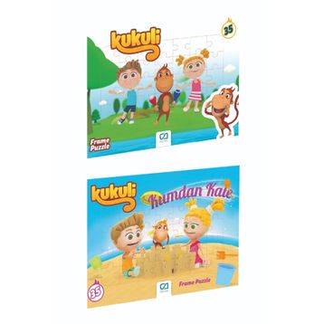 CA Games +3 Yaş Kukuli 35 Parça Frame Puzzle