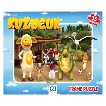 CA Games +3 Yaş Kuzucuk 35 Parça Frame Puzzle