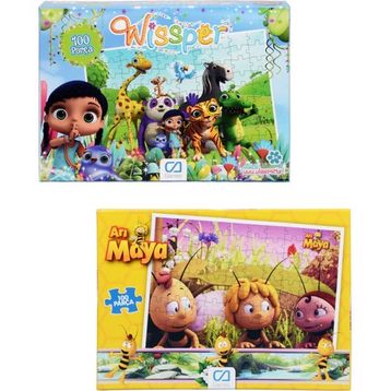 CA Games +3 Yaş Wissper ve Arı Maya Puzzle 2’li Set