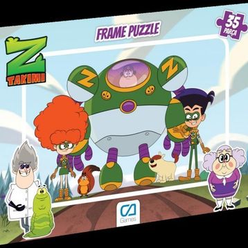 CA Games +3 Yaş Z Takımı 35 Parça Frame Puzzle