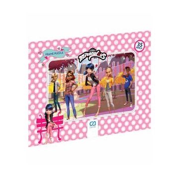 Ca Games 5020-5022 Miraculous Frame 35 Parça Puzzle