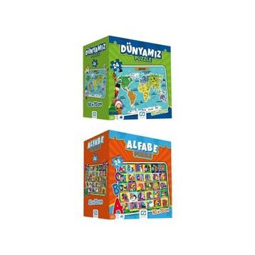 CA Games (5025-5027) 2'li Yer Puzzle Seti