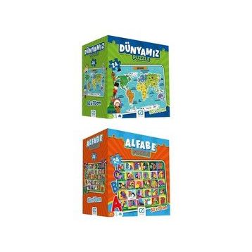 CA Games (5025-5027) 2'li Yer Puzzle Seti