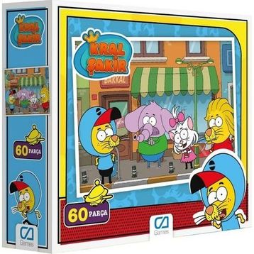 CA Games 5095 Kral Şakir 60 Parça Puzzle