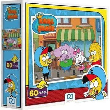 CA Games 5095 Kral Şakir 60 Parça Puzzle