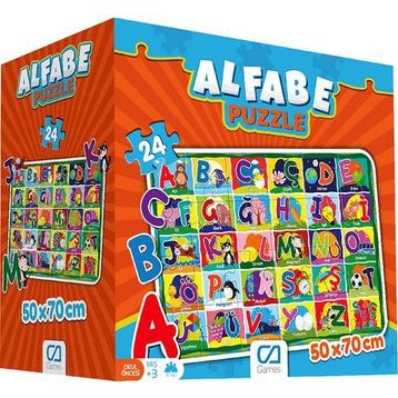 CA Games 50x70 cm Alfabe Yer Puzzle