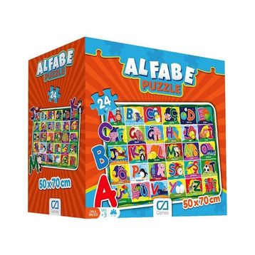 CA Games 50x70 cm Alfabe Yer Puzzle