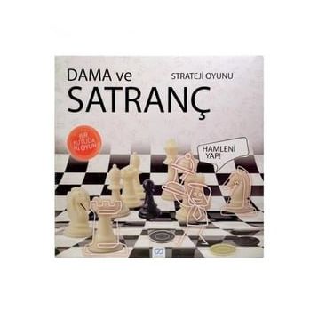 CA Games 5188Plastik Kutulu Dama ve Satranç