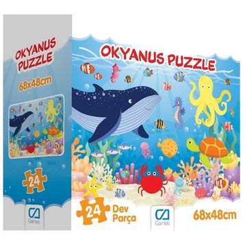 CA Games 5231 Okyanus 24 Parça Yer Puzzle