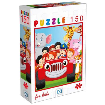 CA Games 6103 150 Parça 34 x 24 cm Hayvanlar Puzzle