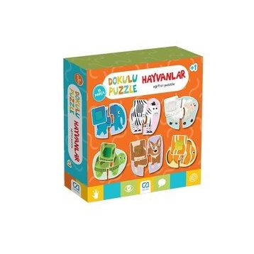 CA Games CA.5126 18 Parça Dokulu Hayvanlar Puzzle