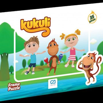 CA Games Ca 5137-5138 Kukuli 35 Parça Frame Puzzle