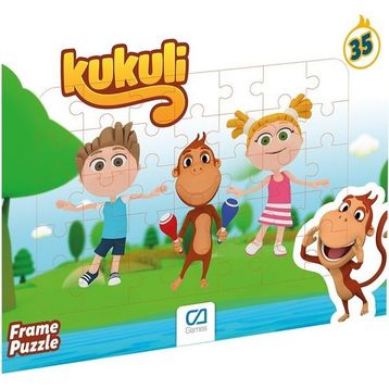 CA Games Ca 5137-5138 Kukuli 35 Parça Frame Puzzle