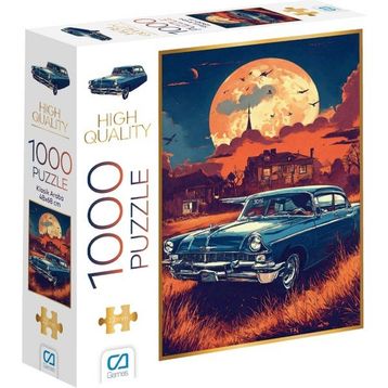 CA Games CA.7056 Klasik Araba 1000 Parça Puzzle