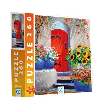 CA Games CA6001 Kırmızı Kapı 260 Parça Puzzle Oyuncak