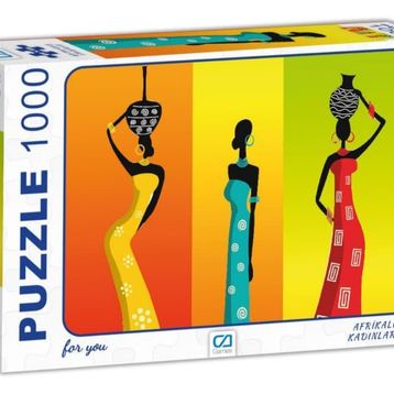CA Games Ca7016 1000 Parça Afrikalı Kadınlar Puzzle