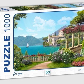 CA Games Ca7019 1000 Parça İtalya Puzzle