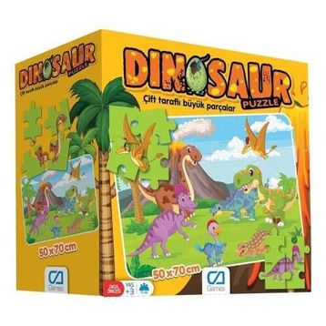 CA Games Dinazorlar 24 Parça 50x70 cm Puzzle