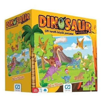 CA Games Dinazorlar 24 Parça 50x70 cm Puzzle