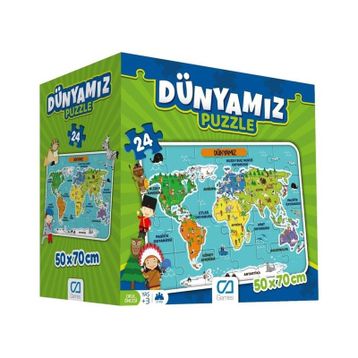 CA Games Dünyamız 24 Parça Puzzle