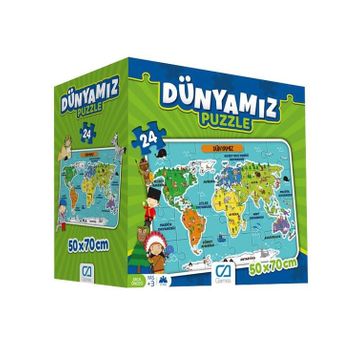 CA Games Dünyamız 24 Parça Puzzle