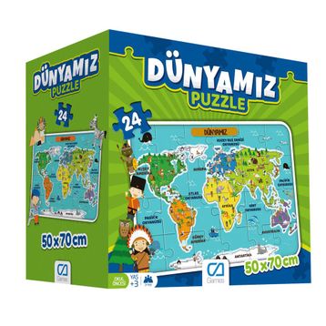 CA Games Dünyamız 24 Parça Puzzle