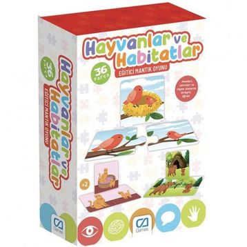 Ca Games Hayvanlar Ve Habitatlar Puzzle