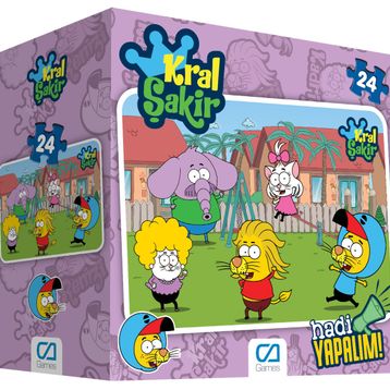 CA Games Kral Şakir 24 Parça Eğitici Yer Puzzle