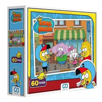 CA GAMES Kral Şakir 60 Parça Kutulu Puzzle