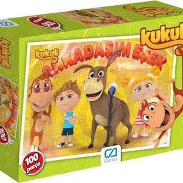 CA Games Kukili 100 Parça Çocuk Puzzle