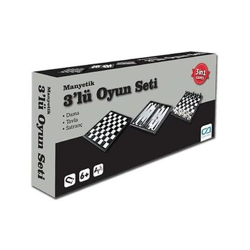 CA Games Manyetik 3'lü Oyun Seti