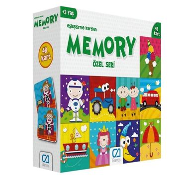 CA GAMES Memory Eşleştirme Kartları Özel Seri