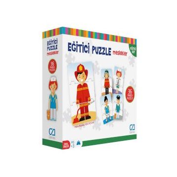 CA Games Meslekler 36 Parça Eğitici Puzzle
