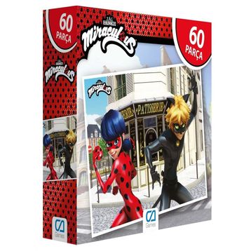 CA GAMES Miraculous 60 Parça Kutulu Puzzle