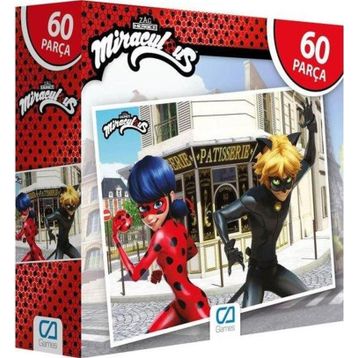 CA GAMES Miraculous 60 Parça Kutulu Puzzle