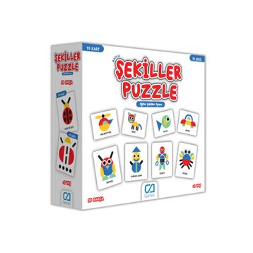 CA GAMES Şekiller Puzzle Eğitici Şekiller Oyunu