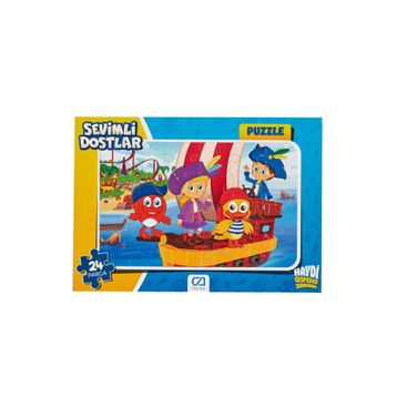 CA Games Sevimli Dostlar Kırmızı Balık 24 Parça Frame Puzzle