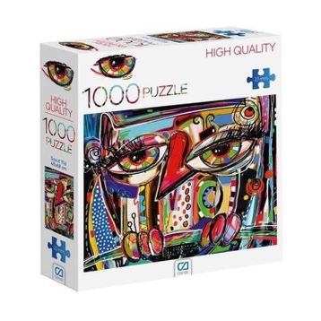 CA Games Soyut Yüz 1000 Parça Puzzle