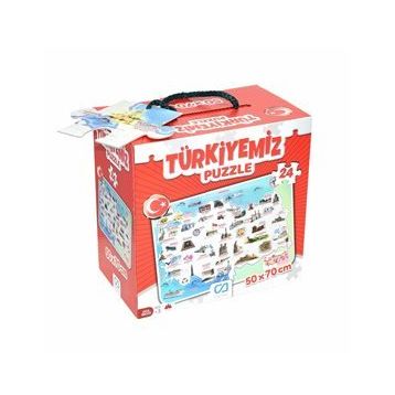 CA Games Türkiyemiz 24 Parça Eğitici Yer Puzzle