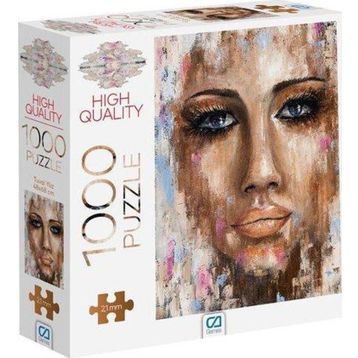 CA Games Tuval Yüz 1000 Parça Puzzle