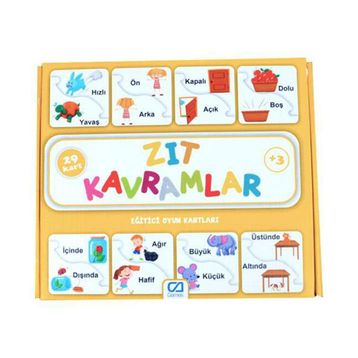CA Games Zıt Kavramlar Eğitici Kartlar