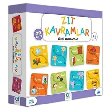 Ca Games Zıt Kavramlar Eğitici Oyun Kartları