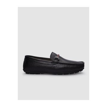 Cabani 010M1659 Hakiki Deri Kahverengi Toka Detaylı Erkek Loafer Ayakkabı