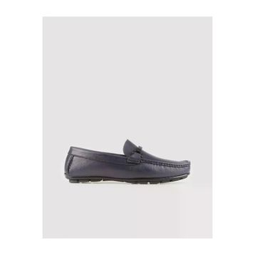 Cabani 010M4823 Hakiki Deri Özel Tasarımlı Lacivert Erkek Loafer Ayakkabı