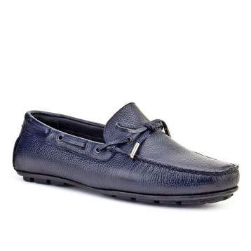 Cabani 010M492 Meşin Astar Hakiki Deri Siyah Erkek Loafer Ayakkabı