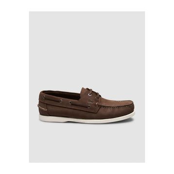 Cabani 052C102 Kahverengi Hakiki Deri Bağcıklı Erkek Loafer Ayakkabı