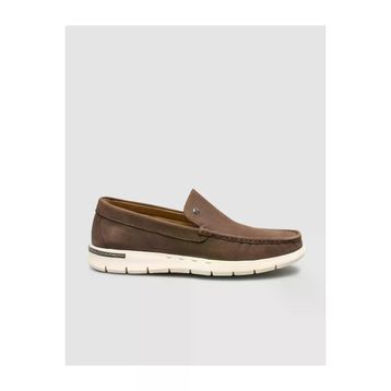 Cabani 133M052 Hakiki Deri Kahverengi Erkek Günlük Loafer Ayakkabı