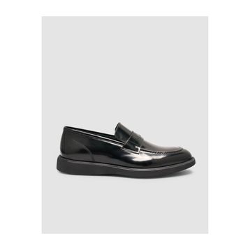Cabani 174 Hakiki Açma Deri Siyah Erkek Klasik Loafer Ayakkabı