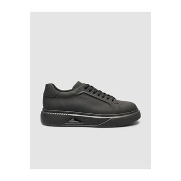 Cabani 2799 Nubuk Deri Siyah Erkek Sneaker